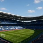 L'IA imagine le futur stade du PSG (@Chatgpt)