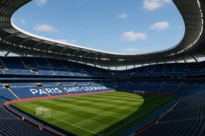 L'IA imagine le futur stade du PSG (@Chatgpt)