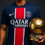 Le PSG avec le Ballon d'Or 2025 ©PFH (IA)