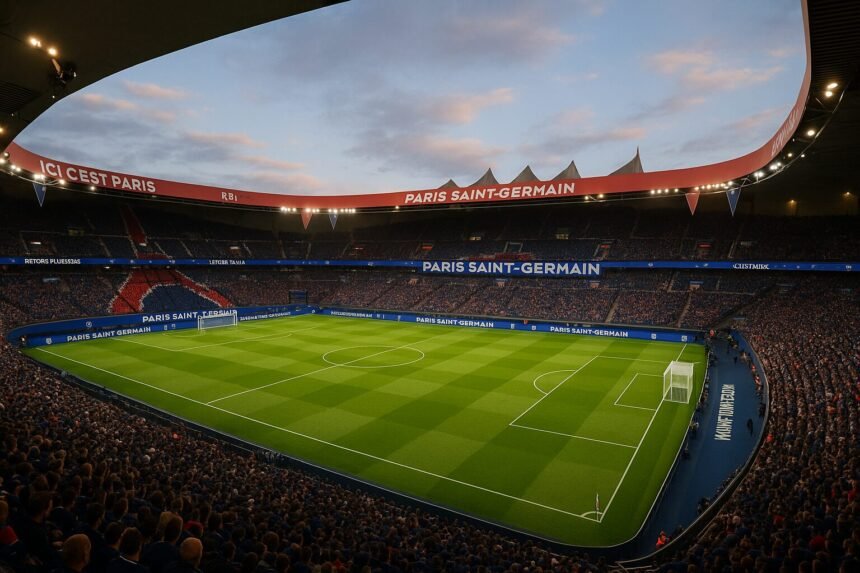 Le Parc des Princes, stade du PSG (IA ©ChatGPT)