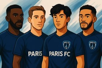 Le Paris FC en Ligue 1 pour la saison 2025-2026