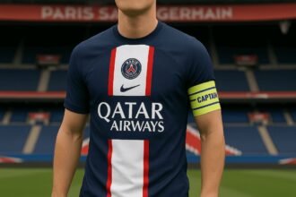 Le maillot du PSG ©PFH (IA)