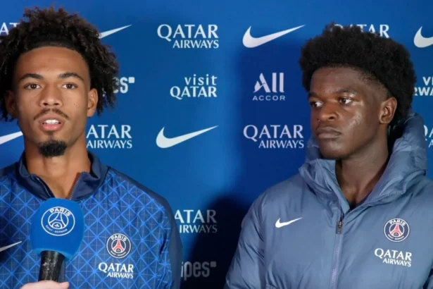 Mathis Jangeal et Quentin Ndjantou ©PSG.fr