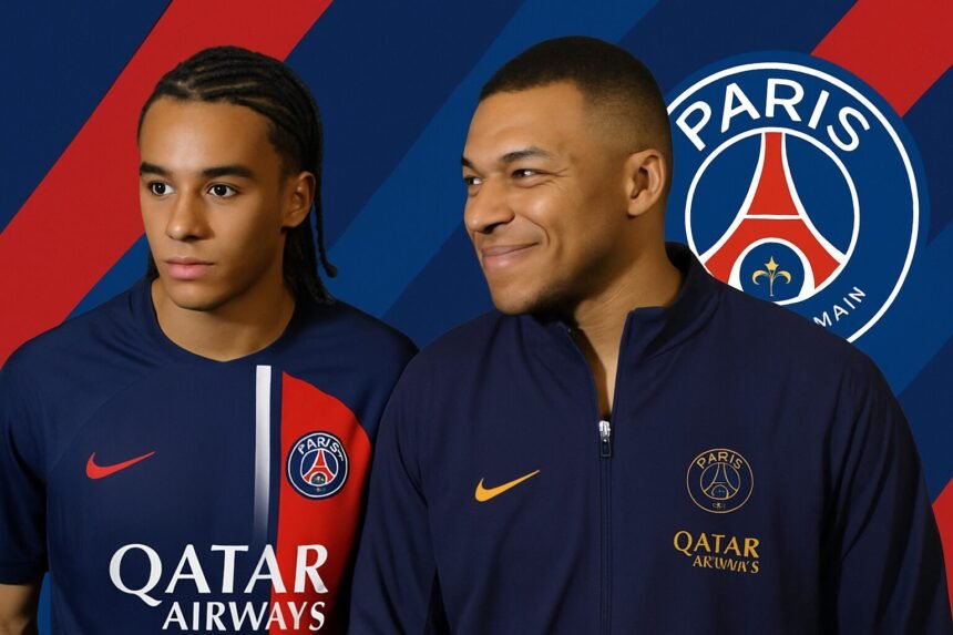 Ethan et Kylian Mbappé - Copyright PFH